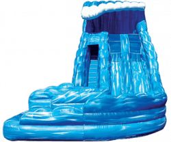 18' Monster Wave Dual Lane Water Slide